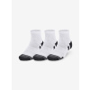 Detske ponožky Under Armour Performance Cotton 3p Qtr-WHT M