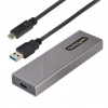 StarTech.com Pouzdro pro pevný disk 21.84 mm M.2 SATA Hliník USB C