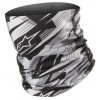 nákrčník BLURRED NECK TUBE, ALPINESTARS (čierna/šedá)