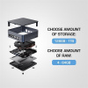 Prestigio Solutions Barebone Mini PC, Alderlake i5-1235u 12Gen, GPU: Intel Iris Xe, 1,2 GHz, bez RAM a ROM, ftpm Firmw, PSMPC105
