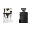 Rancilio Silvia PRO X, white + Eureka Mignon Manuale, BL black