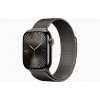 Apple Watch Series 10 46 mm Cellular bridlicovo sivý titán s bridlicovo sivým milánskym ťahom S/M MC7R4QC/A