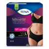 TENA Silhouette Plus Low Waist Black L čierne dámske naťahovacie inkontinenčné nohavičky 1x10 ks