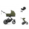CYBEX Avi Spin + Cot S Travel Set Cloud G Plus i-Size moss green 2025