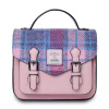 Kabelka The Mini Calton Satchel Pink and Blue Tartan - Islander