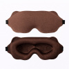 3D spací maska na oči - Hnedá