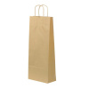 Taška na víno papierová prírodná