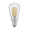 LED žiarovka E27 ST64 CL 4W = 60W 840lm 3000K Warm 360° Filament OSRAM ULTRA EFFICIENT