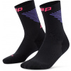 CEP Core Run Edt. Vertical Socks Mid Cut women Vysoké ponožky dámské Barva: black/lilac&pink, Velikost: IV