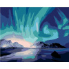 Maľovanie podľa čísel – Polárna žiara nad morom, 40 × 50 cm, napnuté plátno na rám 8596530052456