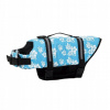 Plávacia reflexná vesta pre psa Flower / Modrá, XL