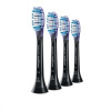 Philips HX9054/33 Sonicare G3 Premium Gum Care, náhradní hlavice, standardní hlavice, 4 kusy, nasazovací, černá