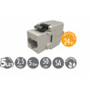 MULTIPACK 24 ks - samorezný keystone Solarix CAT6 STP SXKJ-6-STP-BK-SA