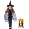 Rappa Kostým pro děti čarodějnice/halloween - plášť + klobouk