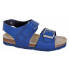 Protetika detské kožené sandálky modré vzor 21 ORS T97 27