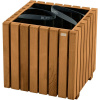 Siena Garden Oskar U76257 Box na rastliny Borové drevo, fleece hnedá; U76257