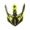 SHOT RACING ochranný štít na prilbu, model Lite Core, čierno-žltý