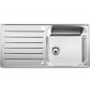 Nerezový drez Blanco LANTOS XL 6 S-IF nerez kartáčovaný s excentrom