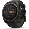 Garmin fenix 8 - 51mm, Sapphire Solar, Carbon Gray DLC Titanium, Black/Pebble Gray 010-02907-11