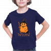 Wizard - mačací čarodejník - detské tričko s potlačou - Tričkový | 1 | Navy | Junior