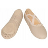 Baletné piškóty kože Classic - delená podošva - béžové
