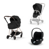 Cybex Platinum CYBEX Mios Travel Set + Cloud T Plus - Style Collection sepia black 2026 rose gold