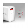 AXAGON ACU-QC19W, QC nabíjačka do siete 19W, 1x port USB-A, QC3.0/AFC/FCP/SMART, biela (ACU-QC19W)