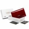 Peňaženka - Lorenti Peňaženka Prírodná koža Červená 76112-RS-RFID Red-Women's Produkt (Maľovaná červená peňaženka Lorenti 76112-RS-RFID)