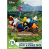 Beast Kingdom Toys Disney D-Stage Campsite Series PVC Diorama Goofy & Donald Duck 10 cm