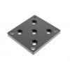 Hliníková kotviaca platňa pre stĺpik 80x80 R7016