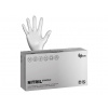 Nitrilové rukavice ESPEON NITRIL SPARKLE M 100 ks, nepudrované, perleťovo strieborné, 4.0 g