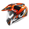 KAPPA HKKV30RGYEB54 prilba KV30 EVO GRAYER Dual Off Road s plexi a slnečnou clonou, farba oranžová/čierna, veľkosť XS/54 (homolo