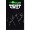 10ks - Háčik Korda Long Shank Beaked Barbless Veľkosť 2