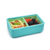 Melii Silikonový bento box na svačinu 700 ml Modrý mátový