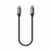 Satechi ST-TCC10M Satechi USB-C to USB-C Short , 25cm, šedý