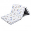 Skladacia matrac do postieľky New Baby STANDARD 120x60x5 cm pierka Modrá