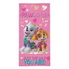 Detský uterák 30x50 PAW PATROL srdiečka