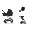 CYBEX Balios S Lux 2.0 + Cot S Lux Travel Set Aton B2 i-Size moon black 2025