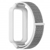 Nylónový náhradný náramok pre Xiaomi Smart Band 9 Active a Redmi Band 3 Farba: biela - šedá
