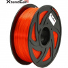 XtendLAN PETG filament 1,75mm průhledný oranžový 1kg 3DF-PETG1.75-TOR 1kg