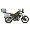 SHAD Kompletná sada hliníkových kufrov SHAD TERRA, 37 litrový vrchný kufor, 36/47 litrový bočné kufre, vrátane montážnej sady a platni SHAD Aprilia Tuareg 660