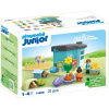 PLAYMOBIL® 71690 1.2.3: Ustájení zvířat s dávkovačem krmiva