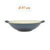 PERFECT HOME 28067 Liatinový WOK so smaltovaným povrchom sivomodrý 37x10 cm 5,6 l