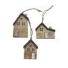 Domček na zavesenie, 3 ks D7558-18