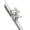 NICI GREEN Magnetka snežný leopard Eleni Snowbell, 12 cm