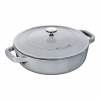 Staub Kastról so samopodlievacou pokrievkou 24 cm 2,4l sivý