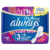 Always Platinum Ultra Night hygienické vložky s krídelkami 6 ks