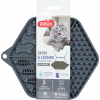 Lízacia podložka pre mačky SILICONE sivá Zolux