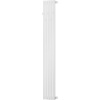 Mexen, Mexen Flux dekoratívny kúpeľňový radiátor 1500 x 240 mm, 450 W, biely - W127-1500-240-00-20