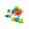Detská drevená vkladačka BIGJIGS TOYS Tvary